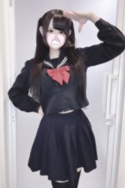 1/28体験入店初日ねずみちゃん（JK上がりたて18歳）