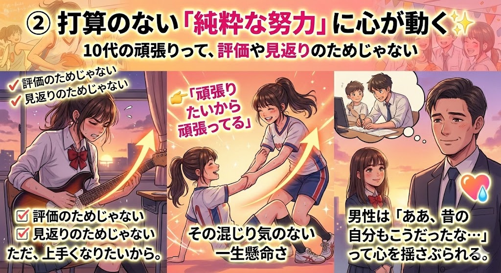 なぜ男性は「一生懸命な10代」に心惹かれるのか3