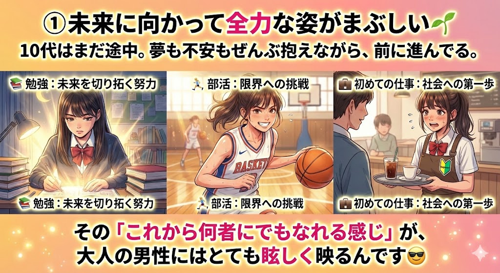 なぜ男性は「一生懸命な10代」に心惹かれるのか2