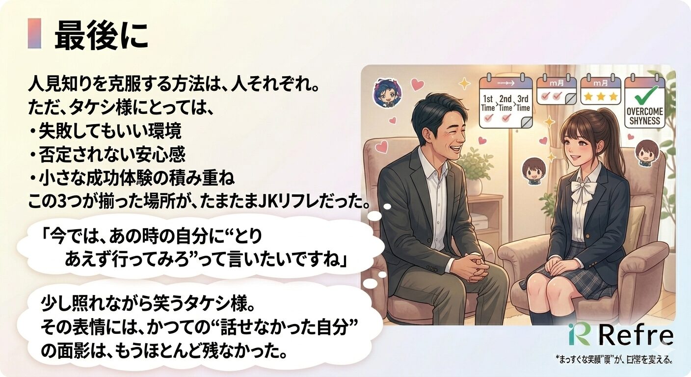 人見知り　リフレ8