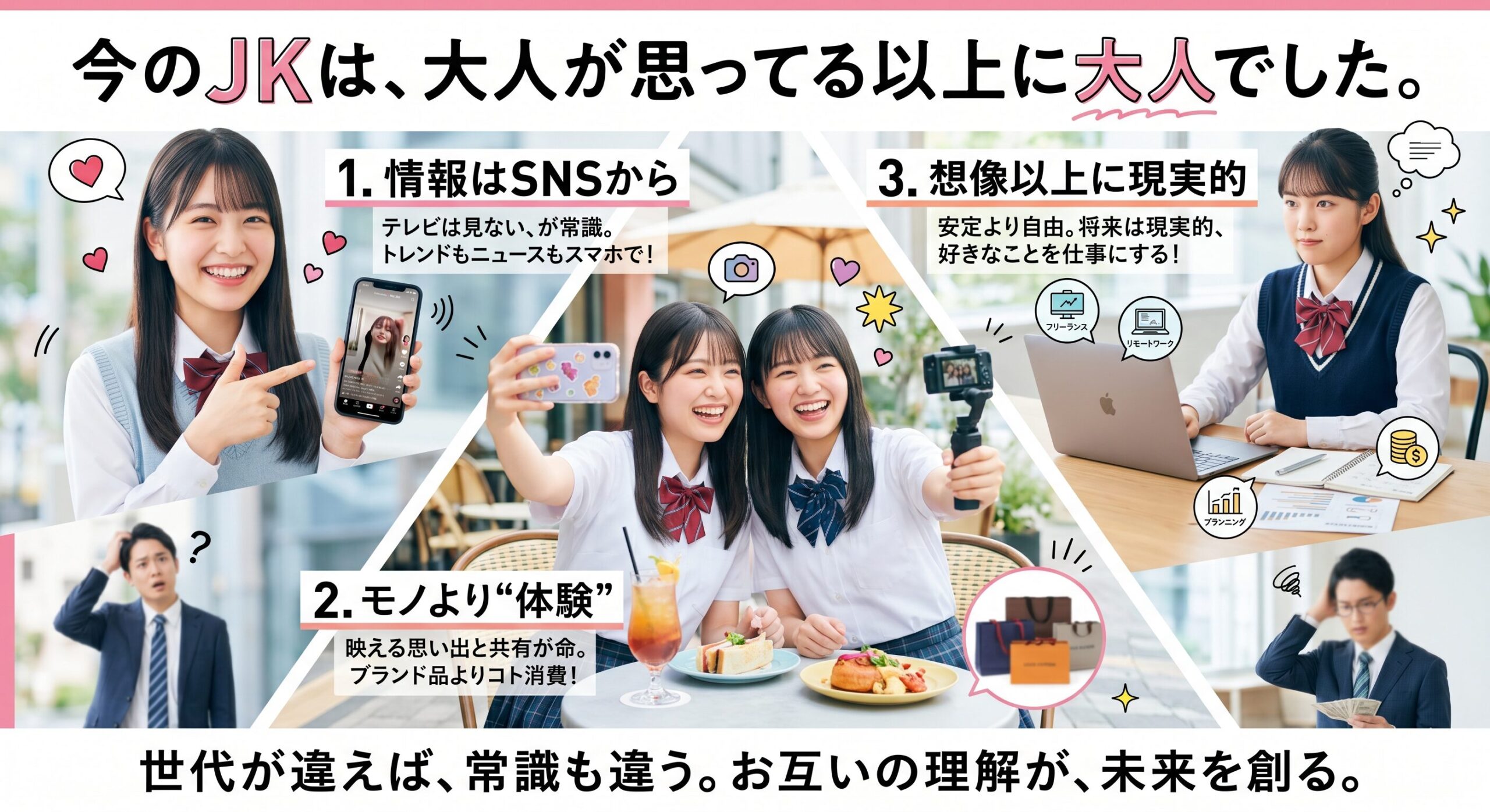 現代の女子高生