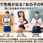 実は性格が出る？部活別に見る女の子の特徴👀